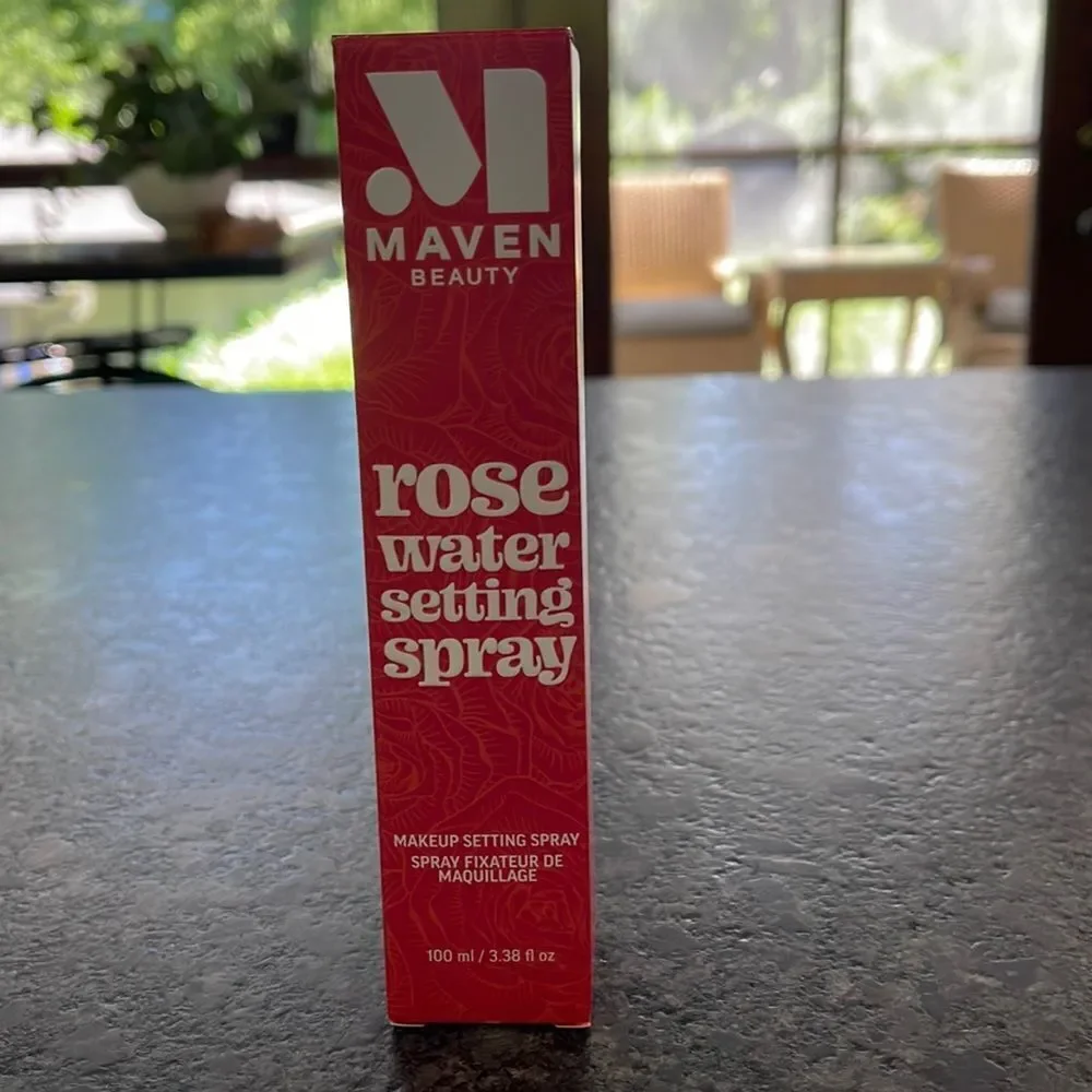 Maven Beauty Rose Water Setting Spray  3.38 oz MSRP $22.00 BNIB